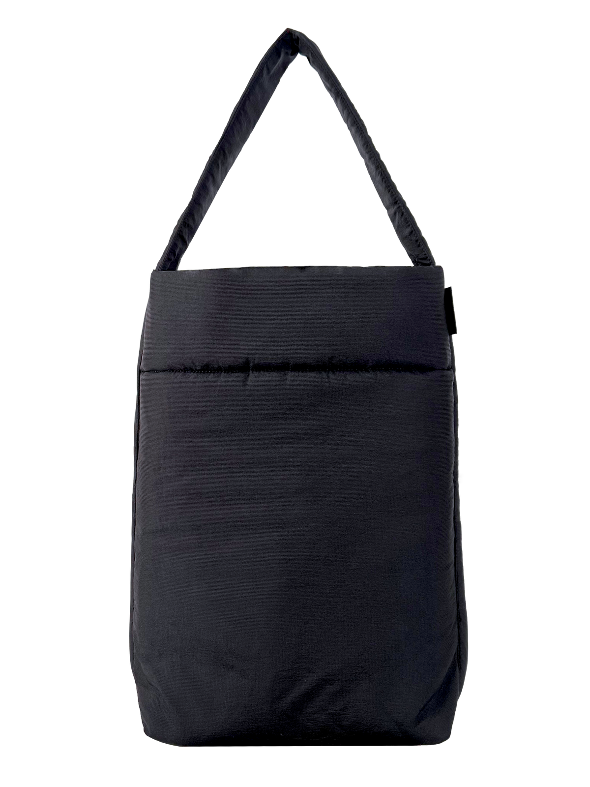 Puffer Nylon Bucket Tote in Black *NEW*