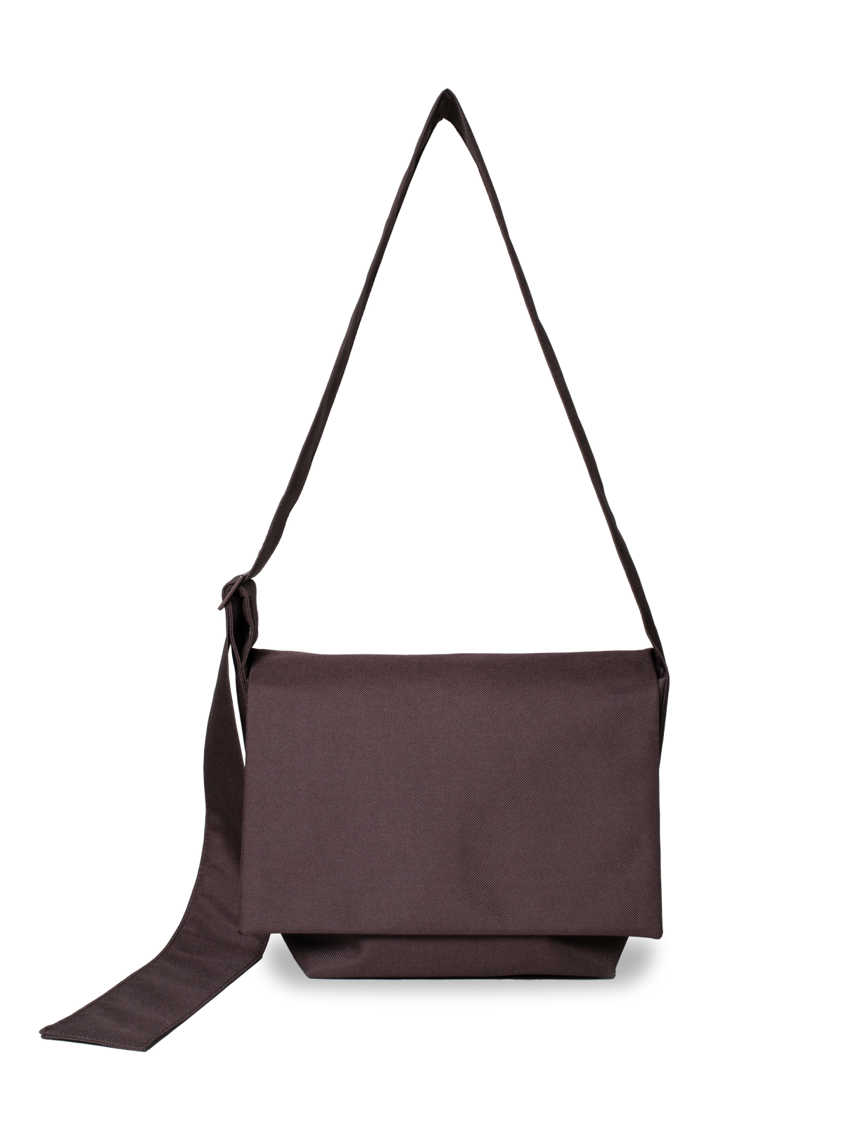Small Waterproof Messenger Bag in Brown