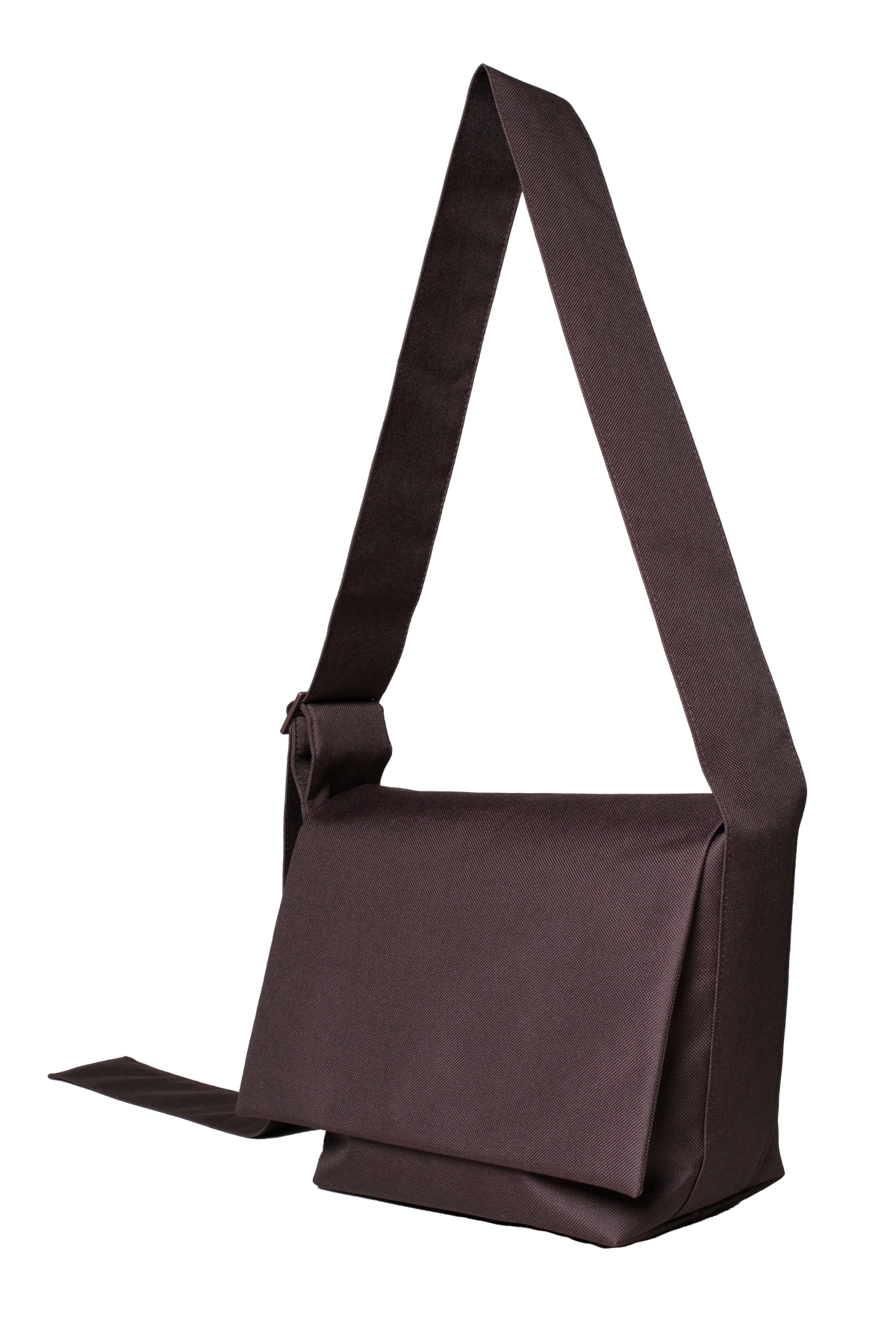 Small Waterproof Messenger Bag in Brown