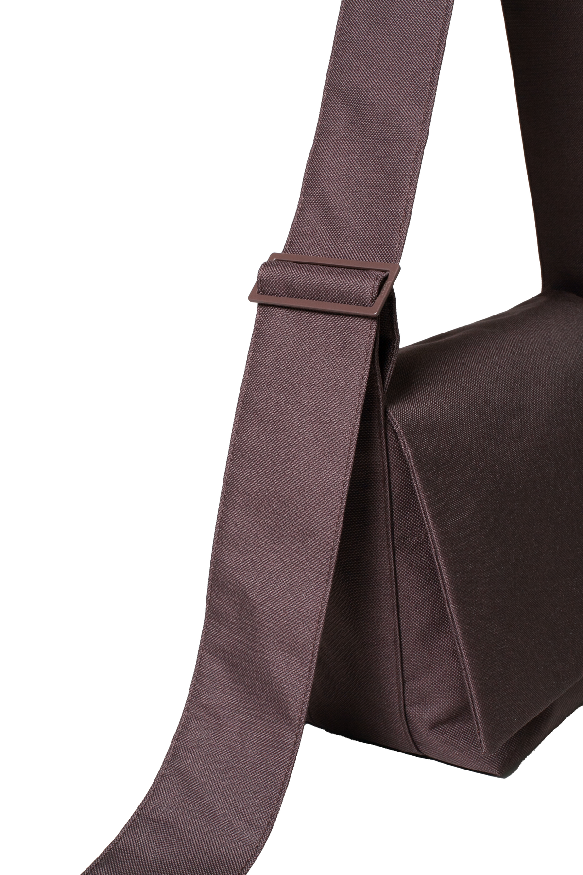Small Waterproof Messenger Bag in Brown