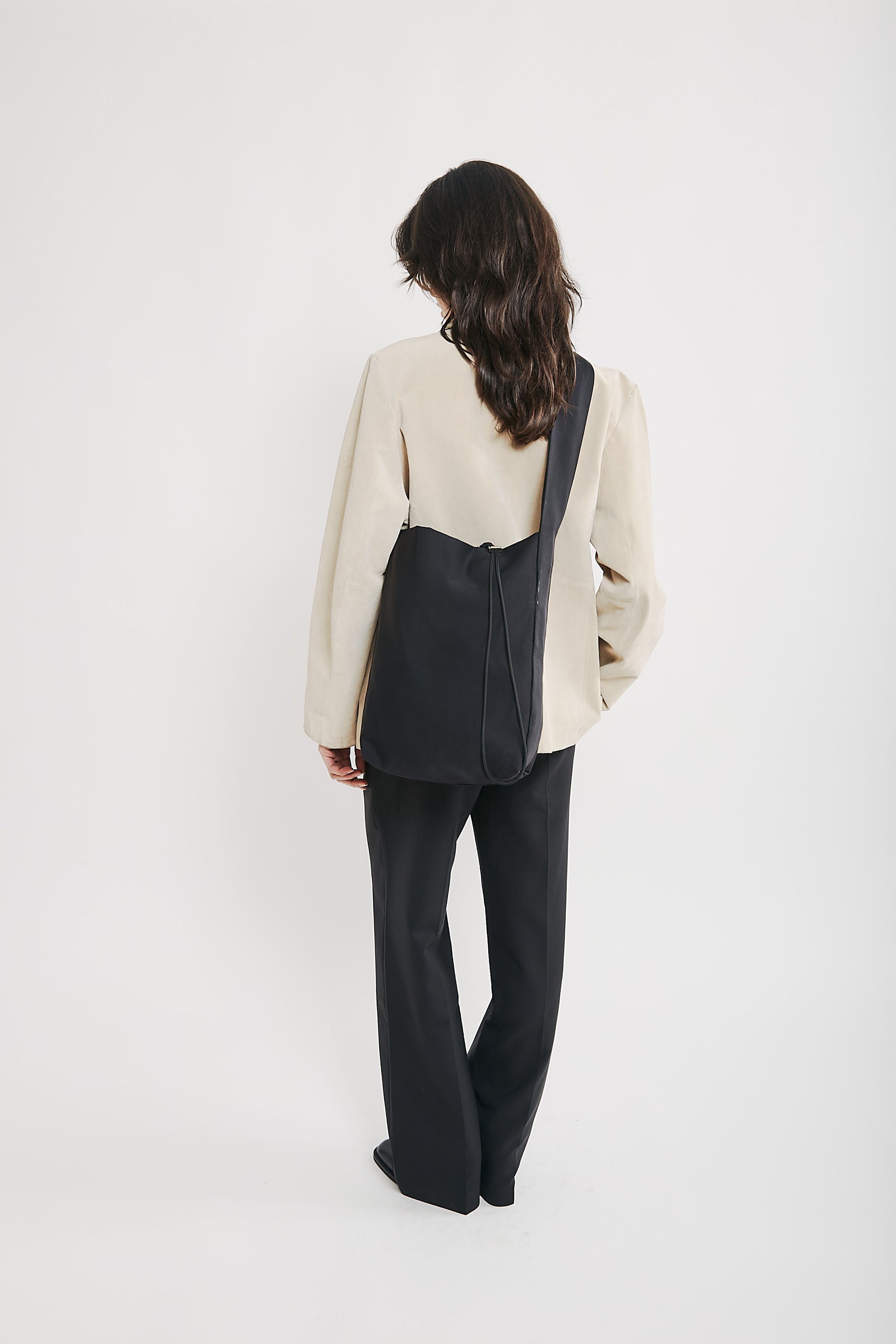 Water Repellent Nylon Midi Crossbody