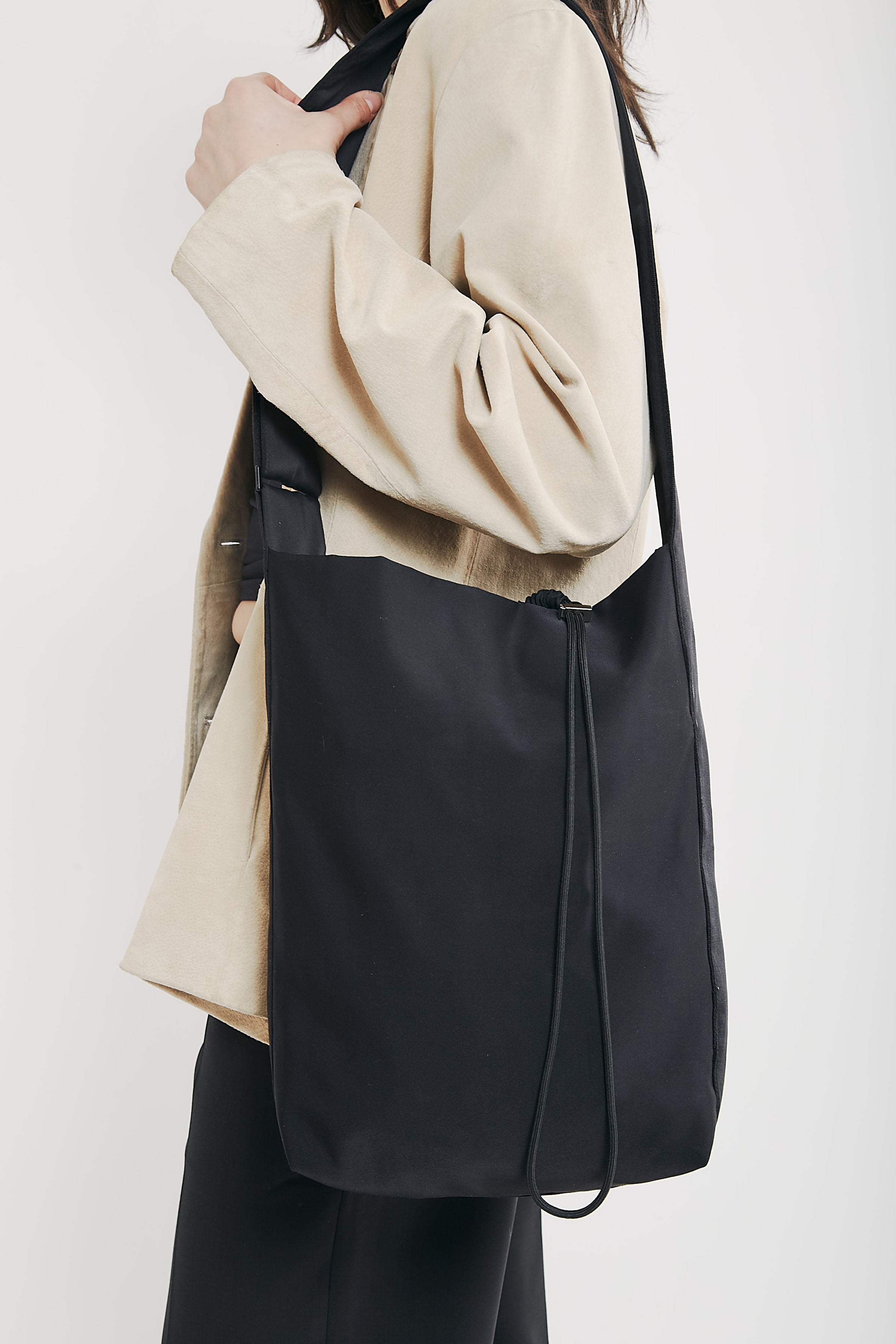 Water Repellent Nylon Midi Crossbody