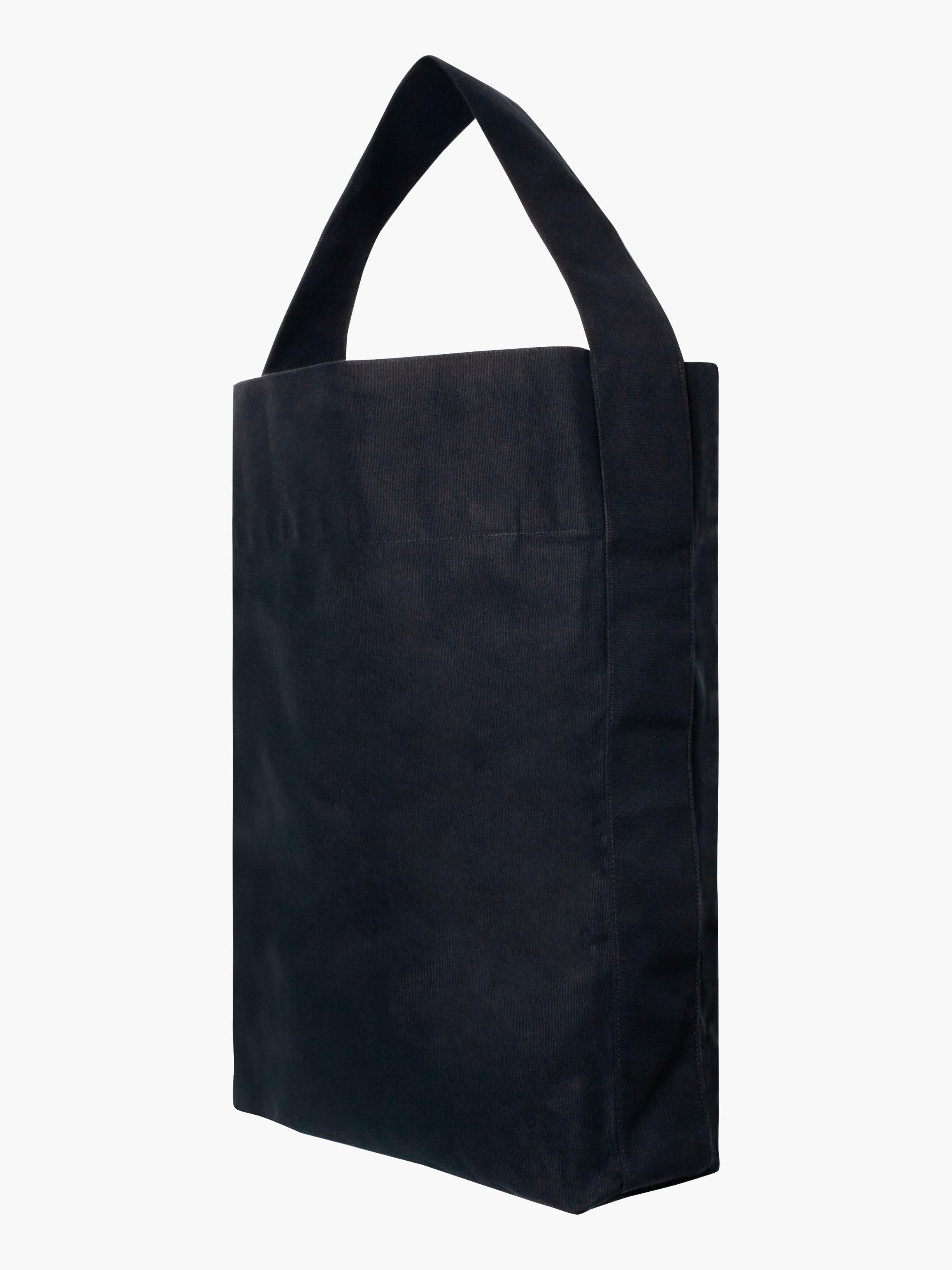 Mega Bucket Tote in Black (Water Repellent Cotton) – Kaan