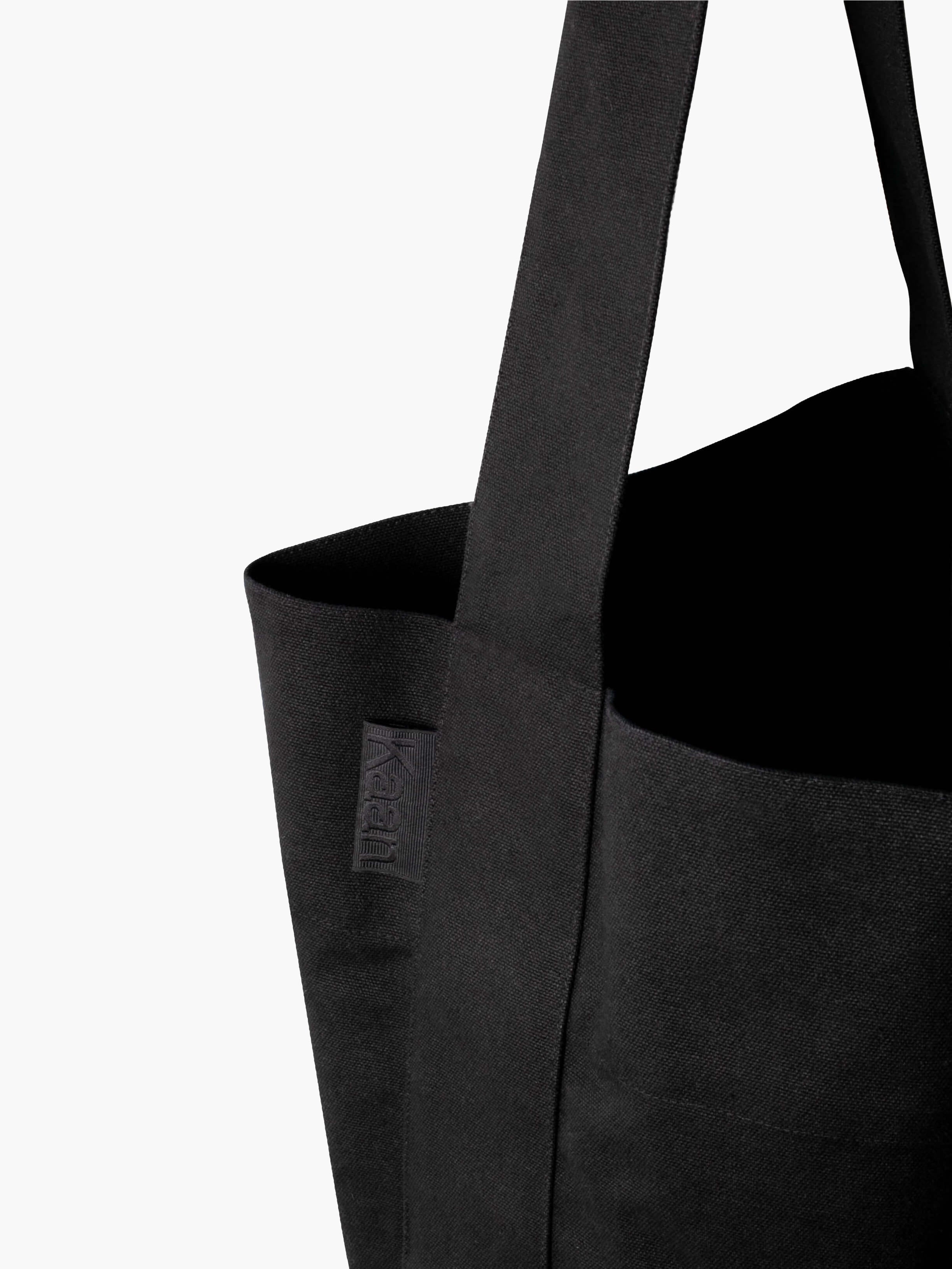 Mega Bucket Tote in Black (Water Repellent Cotton) – Kaan